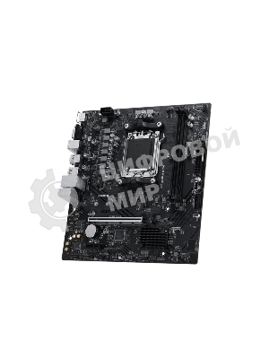 Материнская плата MSI PRO A620M-B EVO, AM5, AMD A620A, 2xDDR5, 2xSATA, 1xM.2, 1xPCIe 4.0 x16, 1xPCIe x1, 1xVGA, 1xHDMI, 1x2.5Gb LAN, 4xUSB-A 5Gbps, 2xUSB-A 2.0, 2xPS/2, 3x3.5 мм, 7.1, чёрный, mATX