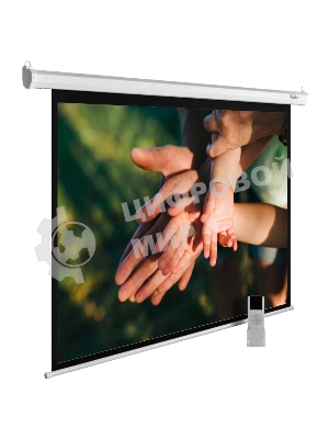 Экран Cactus 280x280 см MotoExpert CS-PSME-280x280-WT 1:1 настенно-потолочный рулонный белый (моторизованный привод)