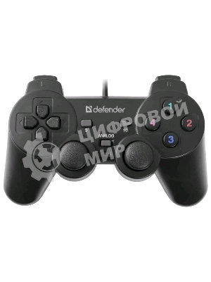 Геймпад Defender Omega USB, Проводной геймпад, 12 кнопок, 2 стика