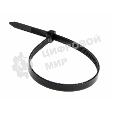 Хомут-стяжка кабельная нейлоновая Rexant 300 x7,6 мм, черная, упаковка 100 шт.