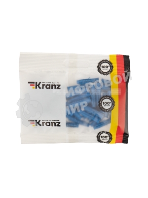 Дюбель распорный Kranz 6х30, синий, пакет (50 шт./уп.)