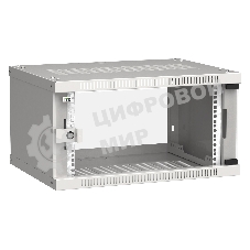 Шкаф ITK LWE3-06U64-GF LINEA WE 6U 600x450 мм дверь стекло серый