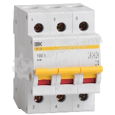 Выключатель нагрузки ВН-32 100А/3П IEK MNV10-3-100