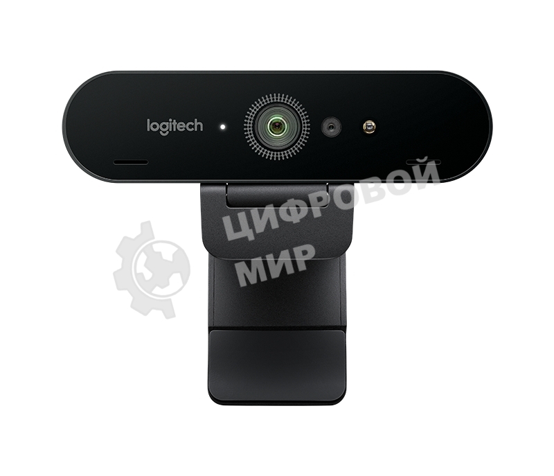 Веб-камера Logitech Brio 4K HDR 3840x2160, 30 кадр/с, USB Type-A, микрофон (2 шт, шумоподавление), автоматическая фокусировка, автоосвещение, HDR, шторка приватности, универсальное крепление