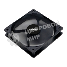 Вентилятор для корпуса Digma DFAN-120-7 черный, 120 мм, 1200 об/мин, 23 дБ, 4 pin