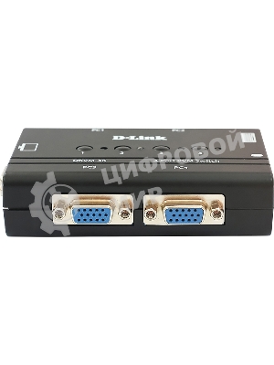 Переключатель KVM D-link DKVM-4K/B3A 4-портовый KVM-переключатель с портами VGA и PS/2