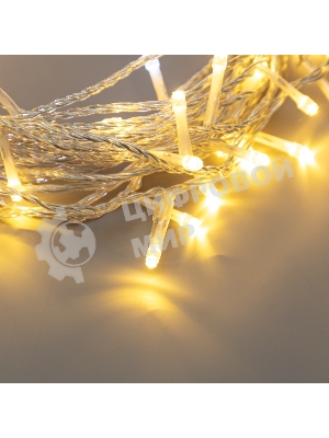 Гирлянда Neon-night Нить 20м, с эффектом мерцания, прозрачный провод, IP44, 230В, диоды теплые белые, 150 LED