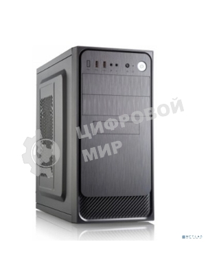 Компьютерный корпус с блоком питания 450Вт. Сase Forza mATX, 450W, 2xUSB 3.0, Black, w/o FAN, 12 см fan PSU, power cord
