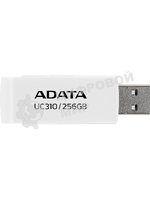 Флешка USB ADATA UC310 (UC310-256G-RWH), 256Gb, USB 3.2 Gen1, R/W 100/30, белый