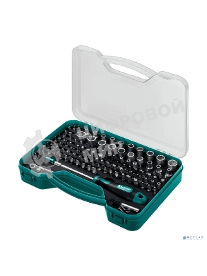 Набор: отвертка-битодержатель с насадками KRAFTOOL X-Drive-122, 122 шт (26816)