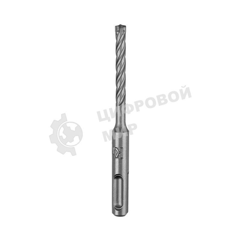 Бур по бетону Kranz SUPER 6x110 мм, профессиональный, цельная крестовая пластина, SDS PLUS