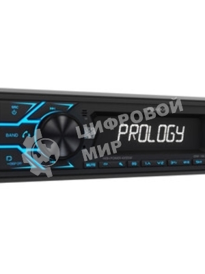 Автомагнитола Prology CMX-190, 1 DIN, Bluetooth, USB Type-A, AUX, пульт ДУ