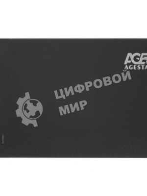 Внешний корпус для HDD/SSD AgeStar 31UB2P3C SATA USB3.2 алюминий черный hotswap 2.5