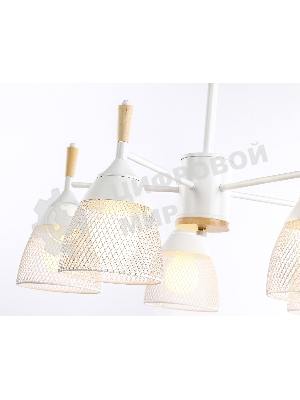 Светильник Ambrella light TR8012/5 WH белый E27*5 max 40W D600*385