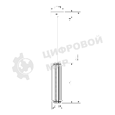 304053 LED 1 / подвесной светильник / хром