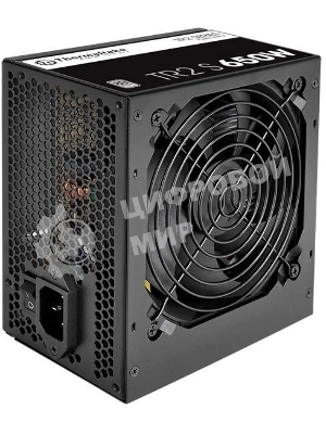 Блок питания Thermaltake TR2 S 650W, 650Вт, 80+ Standard, 120мм, немодульный, черный