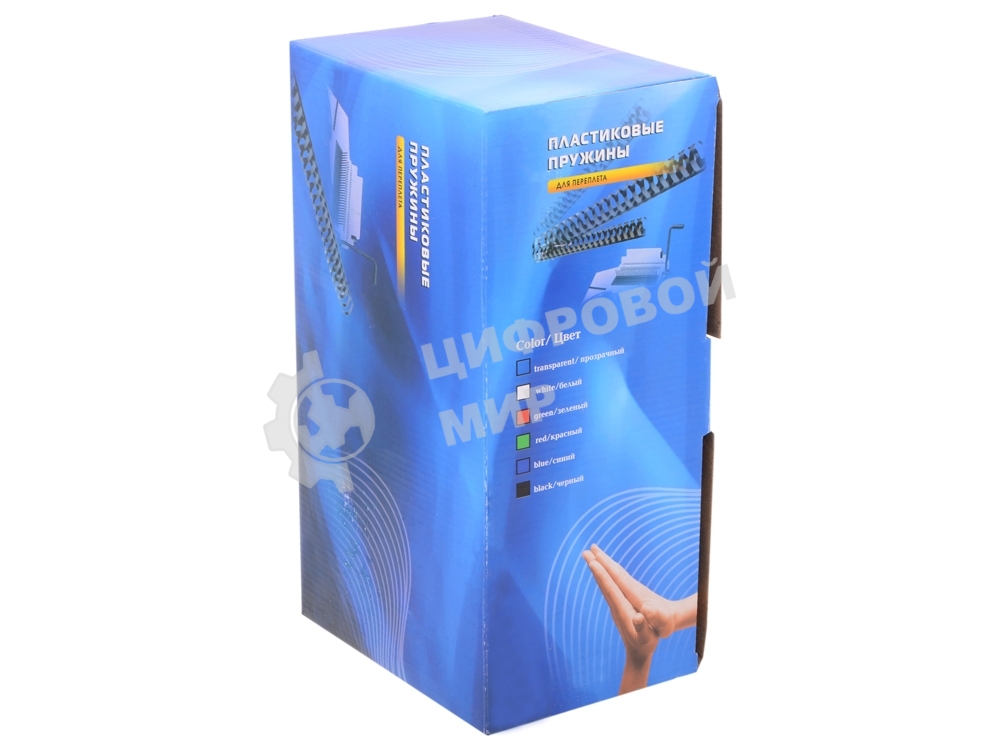 Пружины для переплета пластиковые Office Kit 38мм (на 281-340 листов) белый (50шт) (BP2111)
