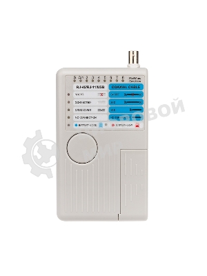 Тестер кабеля Rexant универсальный 5 в 1 RJ-45+RJ-11+1394+USB+BNC 3468