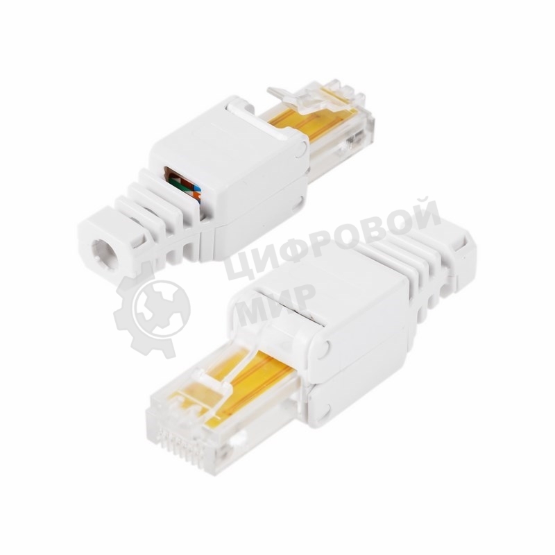 Разъем сетевой LAN Rexant на кабель, штекер 8Р8С (Rj-45), быстрозажимной, (1шт.)