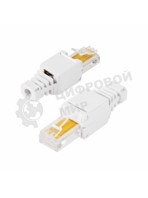 Разъем сетевой LAN Rexant на кабель, штекер 8Р8С (Rj-45), быстрозажимной, (1шт.)