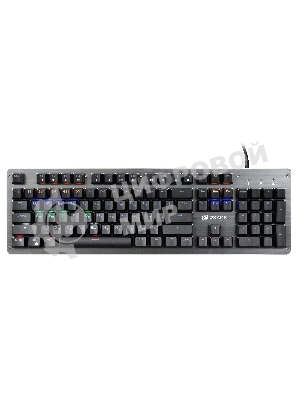 Клавиатура Oklick 970G Dark Knight проводная, USB Type-A, чёрный/серебристый