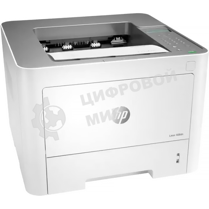Принтер лазерный HP Laser 408dn (7UQ75A), A4, ч/б, печ. до 40 стр/мин., 1200 x 1200 dpi, USB, RJ-45