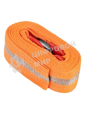 Трос буксировочный Stels 3,5 тонны, 2 крюка, сумка на молнии