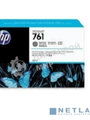 Картридж струйный HP №761 CM996A темно-серый для HP DJ T7100 (400мл)