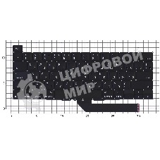 Клавиатура для ноутбука Apple MacBook Pro 16 Retina A2141 Late 2019 плоский Enter