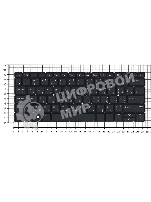 Клавиатура для ноутбука HP EliteBook x360 830 G5 черная с подсветкой