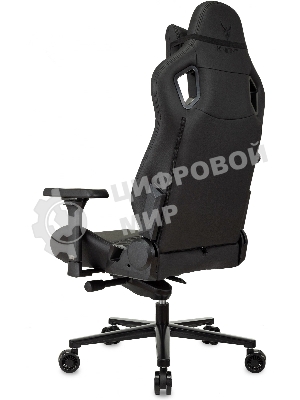 Кресло Knight Craft черный, экокожа, 120 кг, механизм качания