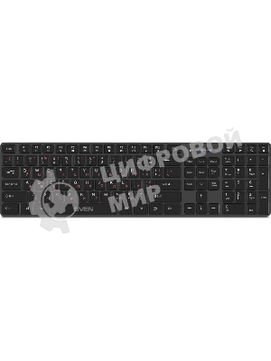 Клавиатура SVEN KB-E5300W беспроводная, радиоканал, чёрный