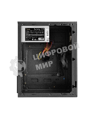 Компьютерный корпус Minitower ExeGate BAA-308MUC-UNS500 (mATX, БП UNS500 с вент. 12см, 1хUSB+1хUSB 3.0+1хTypeC, HD Audio, черный)