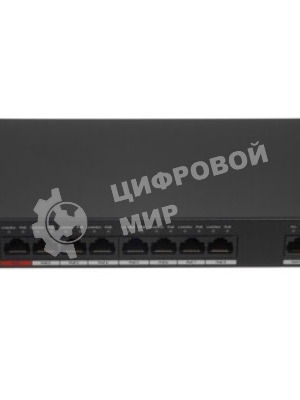 Коммутатор Dahua DH-SMG1009XP, 8×2.5 Гбит/с RJ45 + 1×10 Гбит/с SFP+, неуправляемый