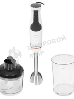 Блендер погружной Bosch MSM4W220 белый, 600 Вт, плавная регулировка, турбо