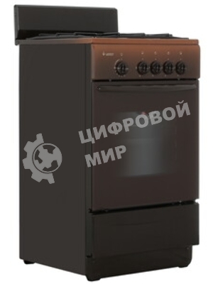Плита газовая Gefest ПГ 3200-08 К36 коричневый, конфорок 4 шт, духовка 42 л, 50 см x 85 см x 53 см