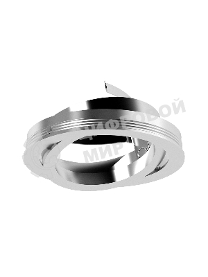 Насадка для корпуса светильника N7003 PSL серебро полированное D70*H26mm Out1.5mm MR16