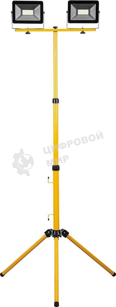 Прожектор на штативе Feron 2x50W 6400К 220V черный IP65, LL-503