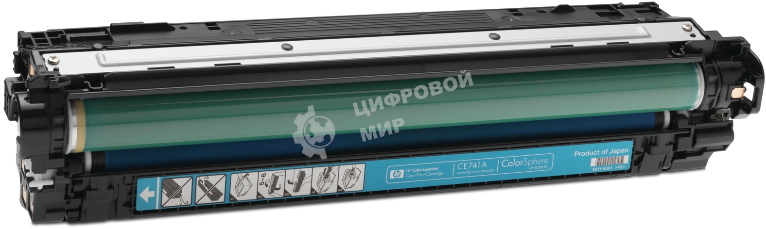 Картридж лазерный HP CE741A голубой Color LJ CP5225 (7300 стр.)