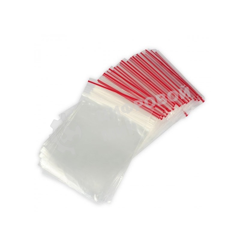 Пакеты с замком Zip Lock, ПВД размер 10 х 15 см, 35 мкм (уп. 100 шт)