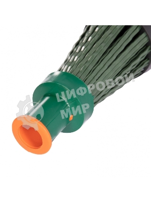 Метла полипропиленовая Сибртех, 140х310 мм, круглая, с фиксирующим ободом, без черенка