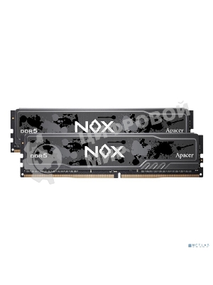 Оперативная память Apacer Nox, DDR5, 32GB (2x16GB), 5600MHz, CL40, DIMM, радиатор, черный