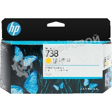 Картридж HP 738 130-ml Yellow DesignJet Ink Cartridge