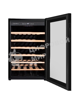 Винный шкаф Maunfeld MFWC-118S40 черный, 118 л, 1 отсек, 40 бут., класс G