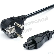 Кабель питания GoPower (00-00024056) кабель питания евровилка CEE 7/7-IEC 320 C5 1.8м ПВХ 0.75мм черный (1/10/160)