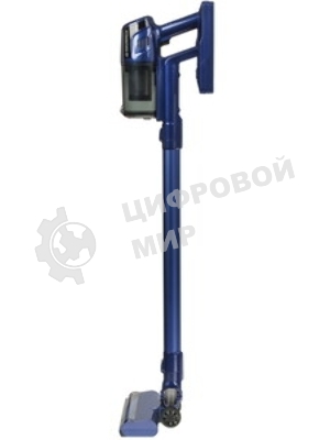 Пылесос вертикальный Maunfeld MF-2032BL PRO синий, питание от аккумулятора, 200 Вт, уборка сухая, пылесборник 0.5 л, работа от АКБ max - 35 мин