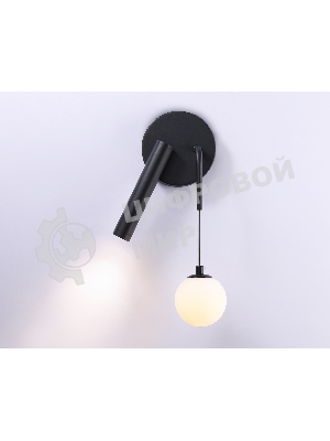 Светильник Ambrella light FL66385/2 BK черный 2W 4200K+G9 500*120*120