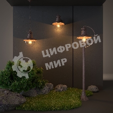 GL 3002H / Светильник садово-парковый Talli H брауни