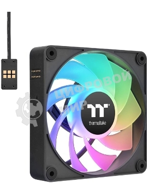 Вентилятор для корпуса Thermaltake CT120 EX Sync ARGB 120х120x25 черный 4-pin 28.5дБ (упак.:3шт) (CL-F181-PL12SW-A) Ret