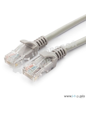 Патч-корд медный UTP Cablexpert PP10-20M cat.5e, 20м, литой, многожильный, серый